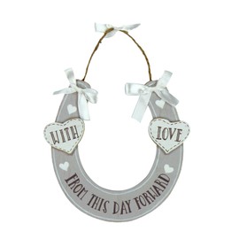 ukgiftstoreonline Love Story Vintage Style Horseshoe From This Day Forward