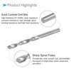 CoCud Carbide Solid Drill Bit 2.55mm Diameter K35 Tungsten Carbide