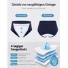 Carer Men's Cotton Incontinence Briefs with 150 ml Absorbency (Pack