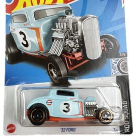 Hot Wheels 2022 - '32 Ford - Gulf Blue - Rod Squad 5/5 - 237/250