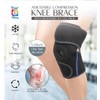 Finelife Adjustable Compression Knee Brace with Removable Ice Gel Pack