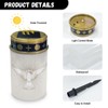 Uorisanigo Golden Cross and Peace Dove Solar Memorial Lights for