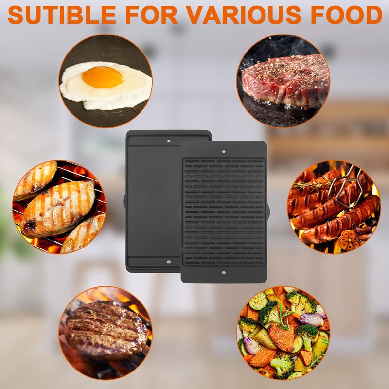 7566 Cast Iron Grill Griddle for Weber Genesis 300 Series
