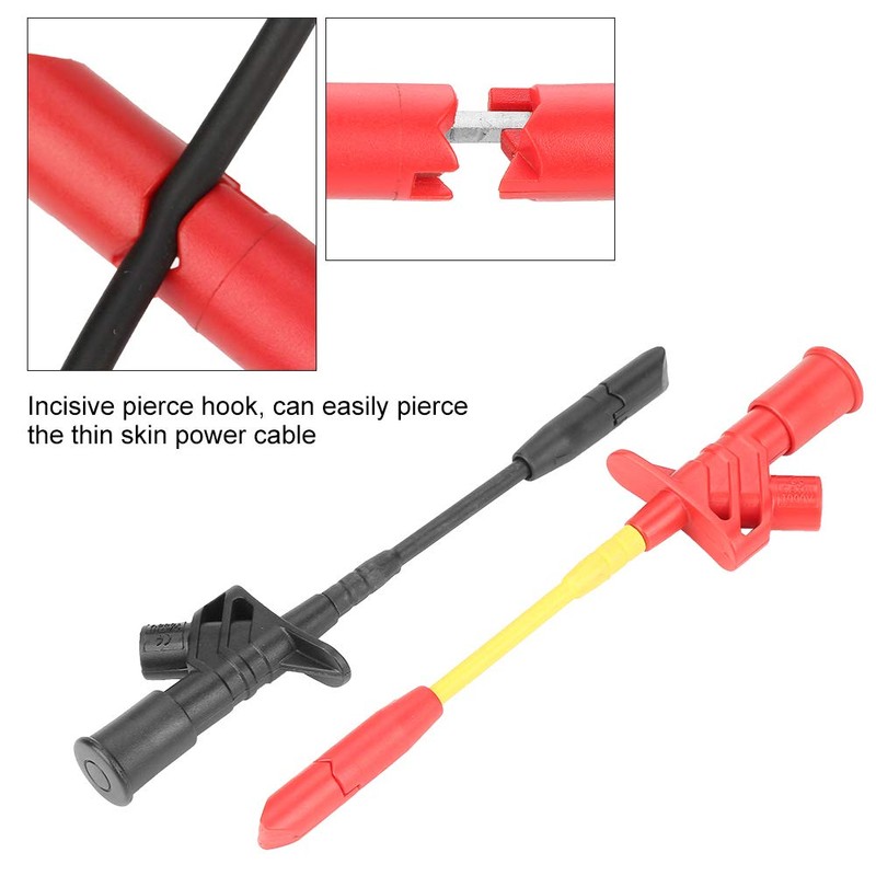 Demeras 2Pcs Insulation Piercing Test Clip, Heavy Duty Insulation Wire