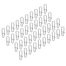 AMZfishing 40 x Duo Lock Snaps in 11 Sizes 000-8 | Easy Snap | Swivel Snap | Swivel Carabiner | Fishing Accessories | Fishing Swivel Accessories | Quick Change Snap