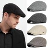 EKMTBJXY Flat Beret Men's Peaked Cap Cotton Beret Newsboy Driving