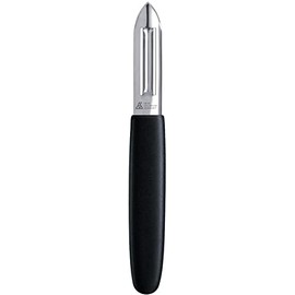 Gustav GE118 Straight Peeler with Moulded Handle, Silver