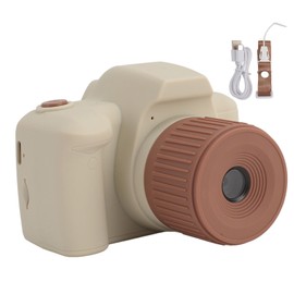 Kids Camera 2.4 Inch Screen HD 8x Digital Zoom Multi Functional Children Digital Video Camera for 3 to 12 Years Old Beige