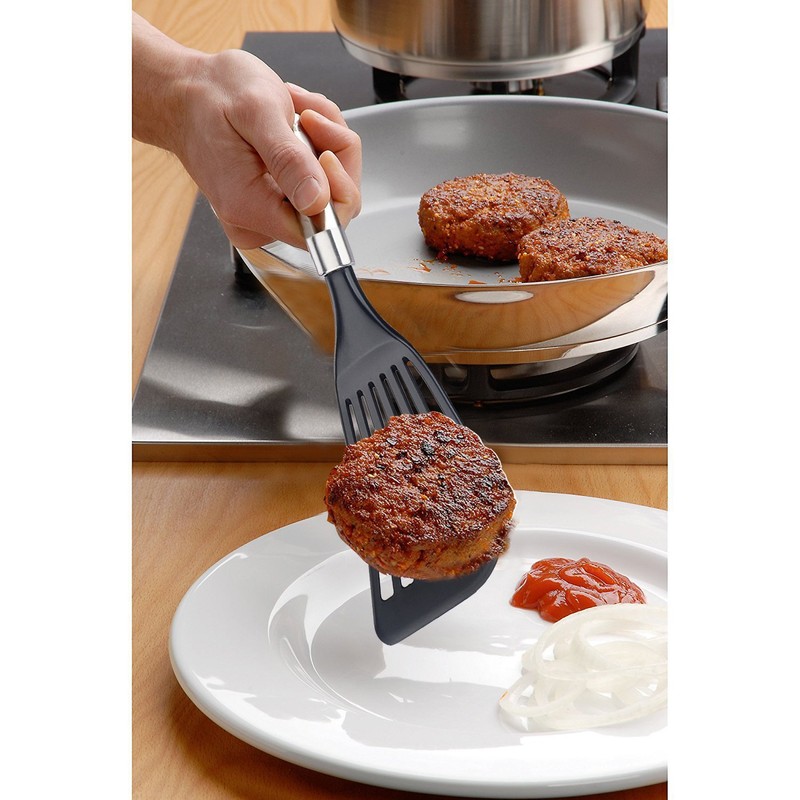 Tenta Kitchen Spatulas Stainless Steel Nylon Flexible Fish Turner Spatula