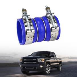 26259 Turbocharger Intercooler Hose with Clamps for 2005-2016 Chevy Silverado 2500 | Chevy Silverado 3500 | 2005-2016 GMC Sierra 2500 | GMC Sierra 3500