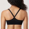 Delimira Women's Front-Fastening Full-Cup Plunge Racerback Bra with Underwiring and