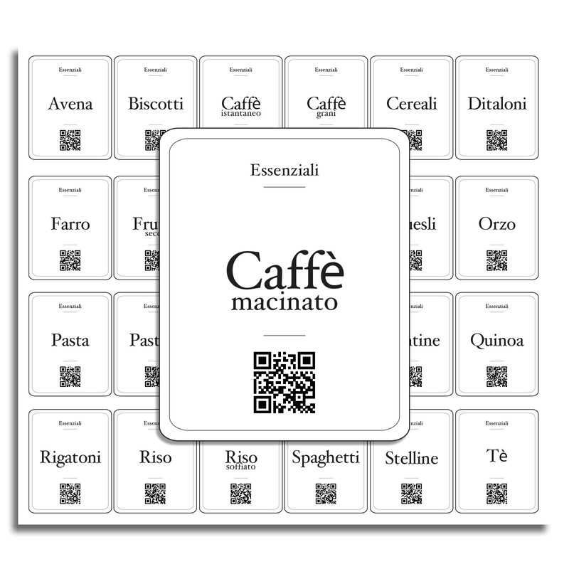 32 Storage Labels Kitchen Essentials in German – Sticker Storage