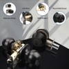 Knobonly Entry Door Knobs and Double Cylinder Deadbolt, Keyed Alike
