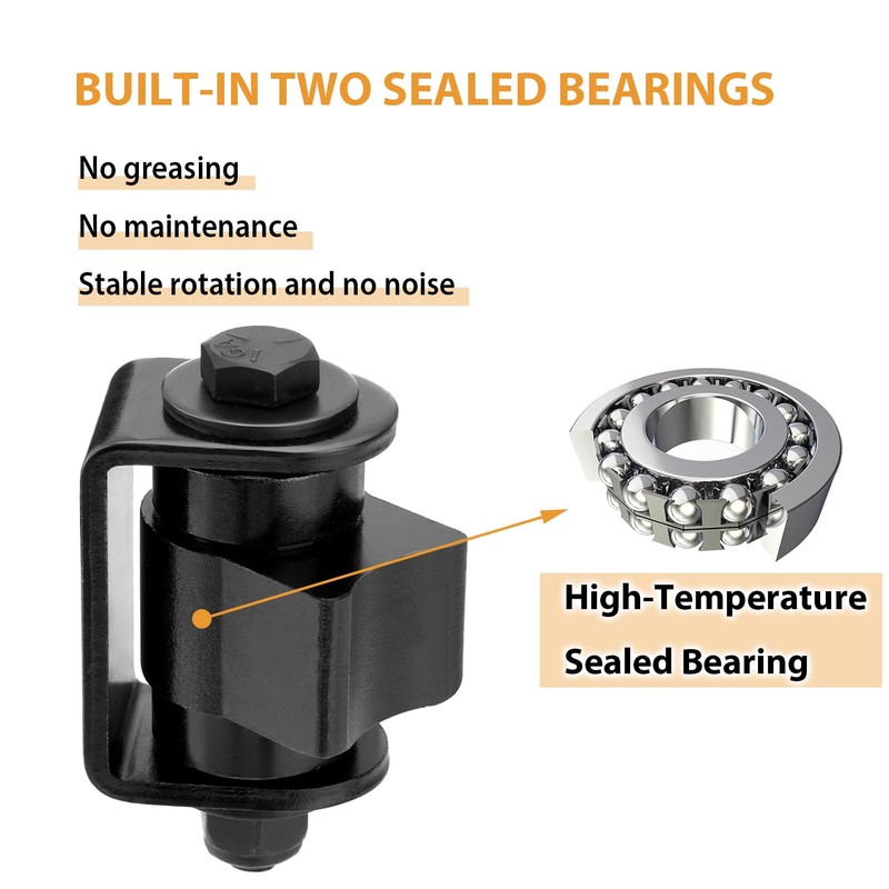 Heavy Duty Sealed Bearing Gate Hinges, Weld-on Hinge for The