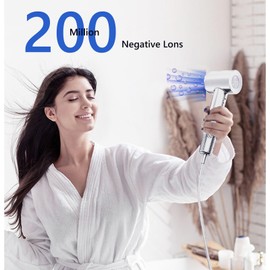 Lailisapex Hair Dryer, Blow Dryer with Diffuser, with 110,000 RPM Motor Professional High-Speed Blow Dryer for Fast Drying, Low Noise Ionic Hair Dryer, 4 Temps & 2 Speeds, for Home, Salon, White