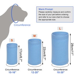 Quiet Ears for Dogs, Rbenxia 1 Piece Dog Ear Cover Hoodies Dog Ear Muffs Headband Noise Ear Protection Warm Winter Ear Scarf (Light Blue, Medium)