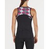 2XU Women Active Tri Singlet Tri Singlet - Black/Retro Tri