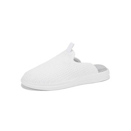 LUSSO CLOUD Pelli Comfort Slide - Unisex, Bright White Lily, 8M/10W