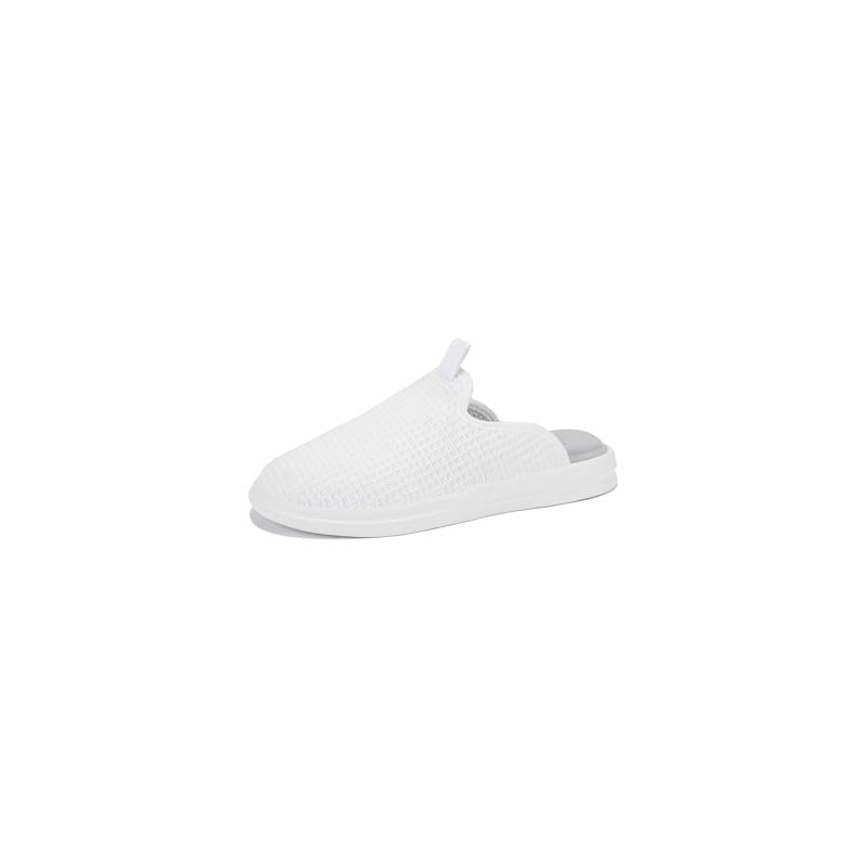 LUSSO CLOUD Pelli Comfort Slide - Unisex, Bright White Lily,