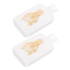 BIUDECO 2pcs Christian Holy Water Bottles Small Refillable Containers for