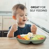 Cutebe 3 Pack Suction Plates for Baby Food Grade Silicone