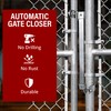 GearHill Automatic Gate Closer with Heavy Duty Steel Bar, Self