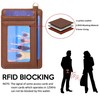 Badiya Slim Minimalist Front Pocket Wallet RFID Blocking Credit Card