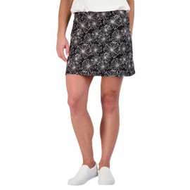Tranquility by Colorado Clothing Women's Everyday Stretch Skort (as1, Alpha, x_l, Regular, Regular, Black Pom Pom, X-Large)