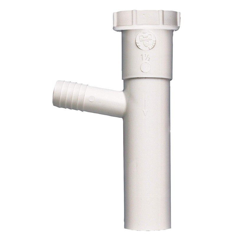 Plumb Pak 30-8WK Dishwasher Branch, White, 1-1/2" x 8", Pack