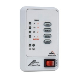 RecPro Tank Sensor Monitor Panel M21 | KIB Replacement | Panel Only | Level Sensor | Fresh Water or Holding Tank Level Sensor (White)