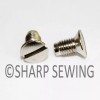 SHARP SEWING SUPPLIES NEEDLE PLATE SCREWS (2) - #91-100296-35 fits PFAFF 145, 545, 1245