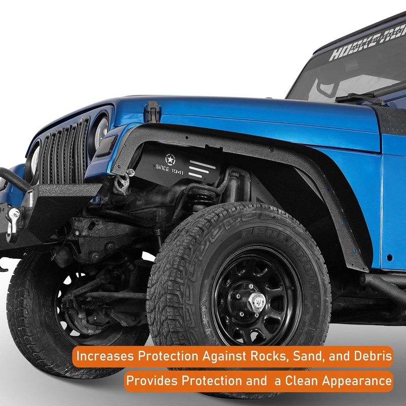 u-Box Wrangler TJ Front Inner Fender Liners Compatible with Jeep