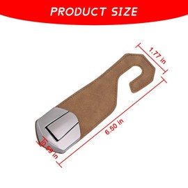 Bittwee Car Seat Headrest Hook, Suede Vehicle Seatback Storage Hanger, Hidden Auto Seat Back Hook for Hanging Handbag Purse Umbrellas, Car Inside Accessories Universal for SUV, Truck, RV