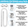 Tujoe P6H1158 Replacement Drain Valve Cap Plastic Swimming Pool Drain