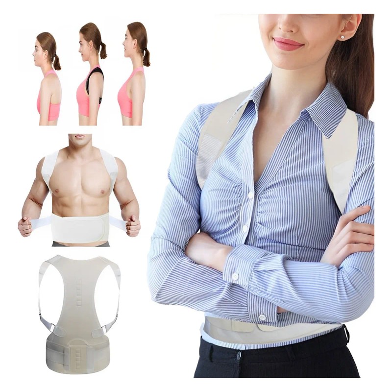 Chaleco Corrector De Postura Con Imanes Para Hombre Y Mujer