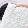 OLANLY Luxury Chenille Bath Mat, Extra Soft Thick Absorbent Shaggy