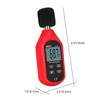 UNI-T UT353 Decibel Meter, Digital Sound Level Meter 30-130dB Audio