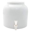 Bluewave Lifestyle Solid White Design Beverage Dispenser Crock