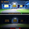 Onforu 3 Packs 60W LED Security Light, 6000LM Outdoor Flood
