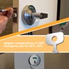 61-509 Schlage/Falcon Emergency Release Key (2 Pack), High-Strength Stainless Steel