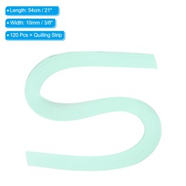 PATIKIL 120pcs Quilling Strips Paper 3/8"(10mm) 21"(54cm) Origami Paper Quilling Strip for Art DIY Hand Craft Christmas, Pink Blue