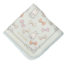 Jill Stuart Handkerchief Women's Double Face Handkerchief 07601202 Handkerchief Female with Miffy Women's, Light Green [B]
