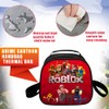 YEIUZPT Children's Lunch Bag, Boys robbloxx Lunch Bag, Anime Lunch