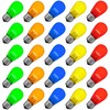 Novelty Lights 25 Pack LED S14 Outdoor Patio Edison Replacement
