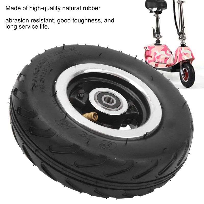 6x2 Pneumatic Wheel Inflatable Air Tire with Aluminum Alloy Hub