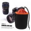 TEHAUX 4Pcs Camera Lens Pouch Set Durable Drawstring Storage Bags