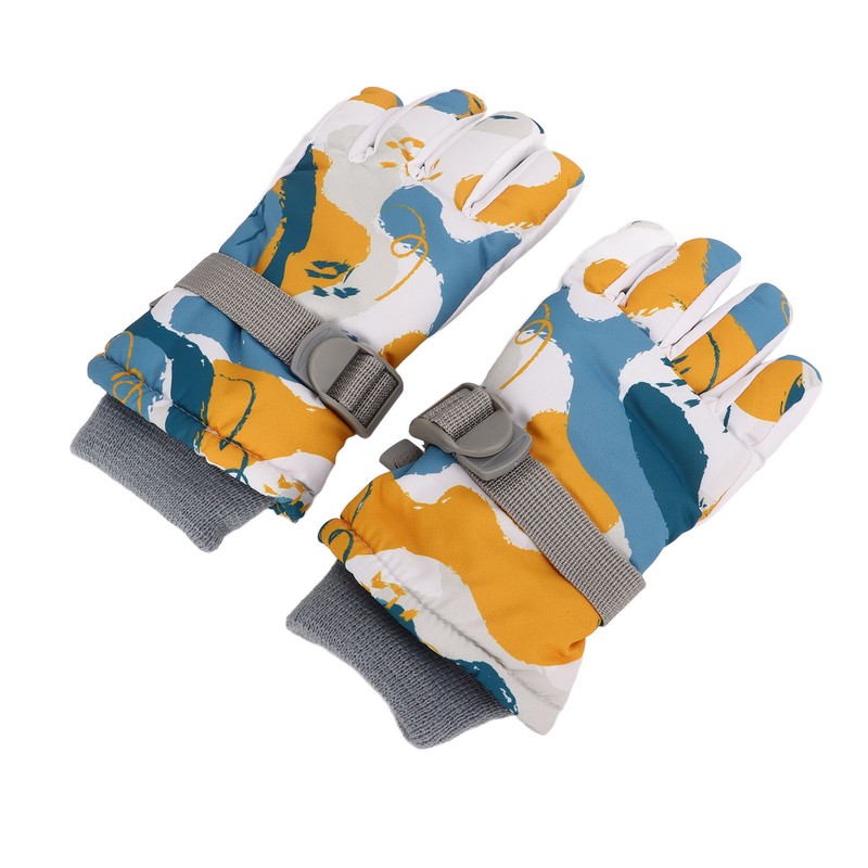 1 Pair Children Warm Gloves Windproof Waterproof Thicken for Winter