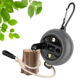 Retractable Travel Clothes Line 10m Portable Laundry Rope Camping Washing Line Clothes Hanger Adjustable Drying Lines for Travel Outdoor Dormitory(Black)