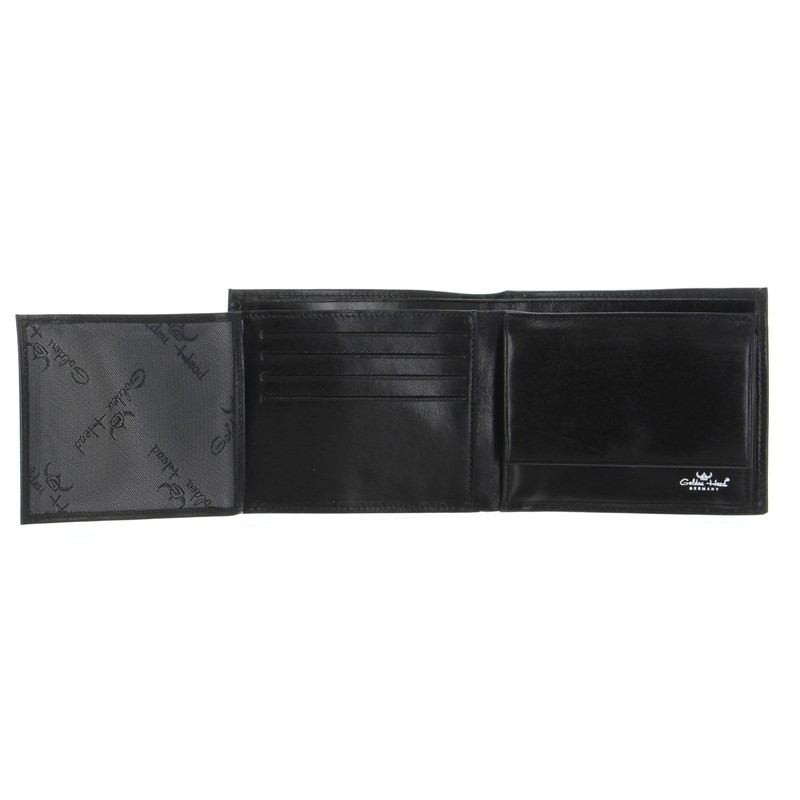 Golden Head Colorado RFID Billfold Coin Wallet Black, black, Classic