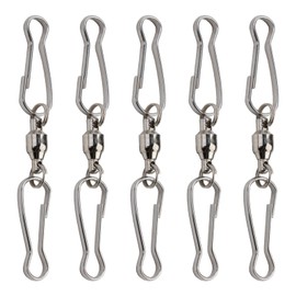 5 Pack Swivel Clip Hanging Hooks, 360 Wind Spinner Hooks, Accessories for Wind Spinner for Spinning Windsocks, Kites, Flower Pots, Bird Feeders, Flags